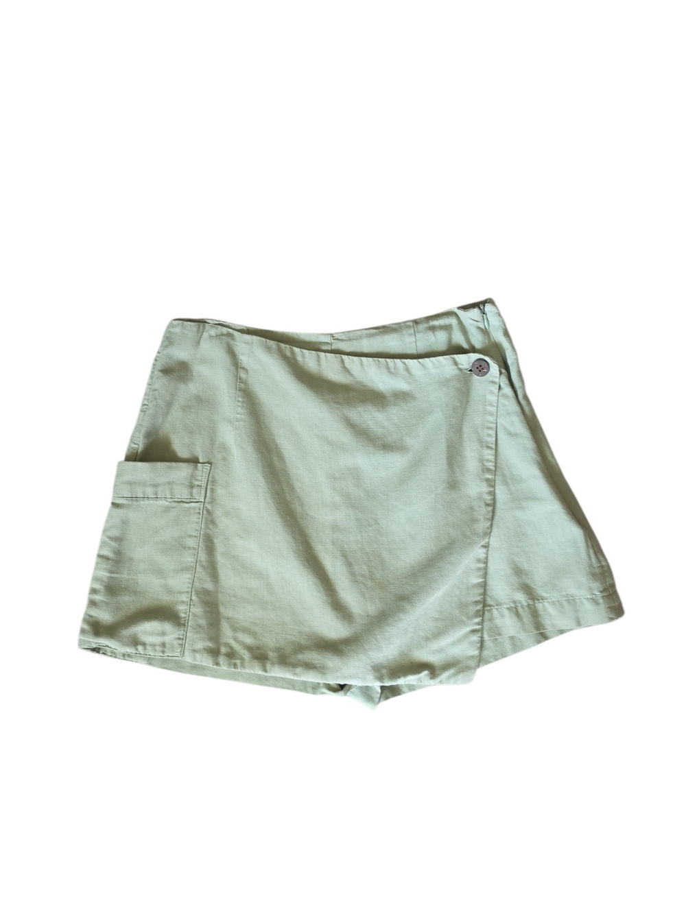 Zara Tan Wrap Skort-Size XS